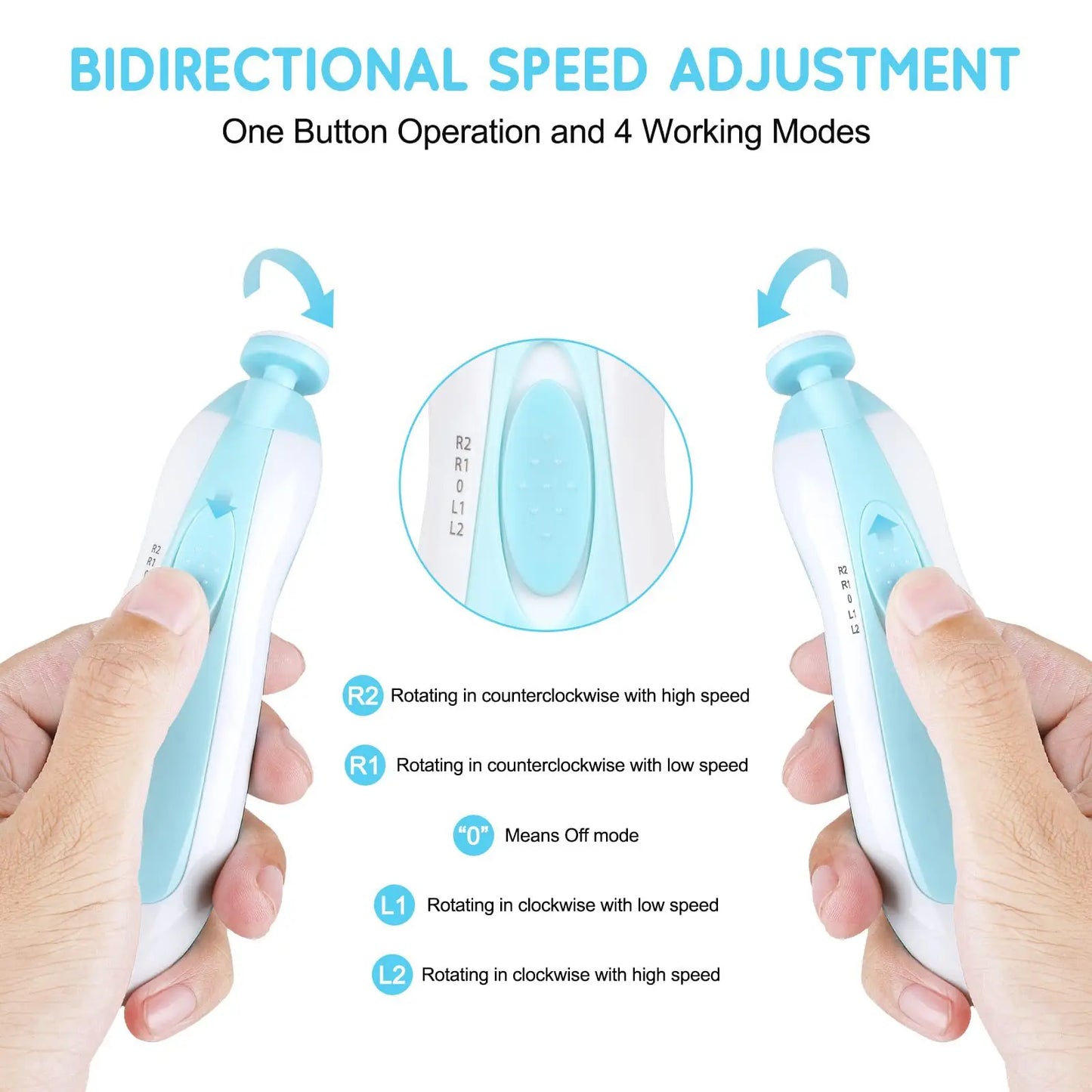 Electric Nail Trimmer (Babies & Adults)
