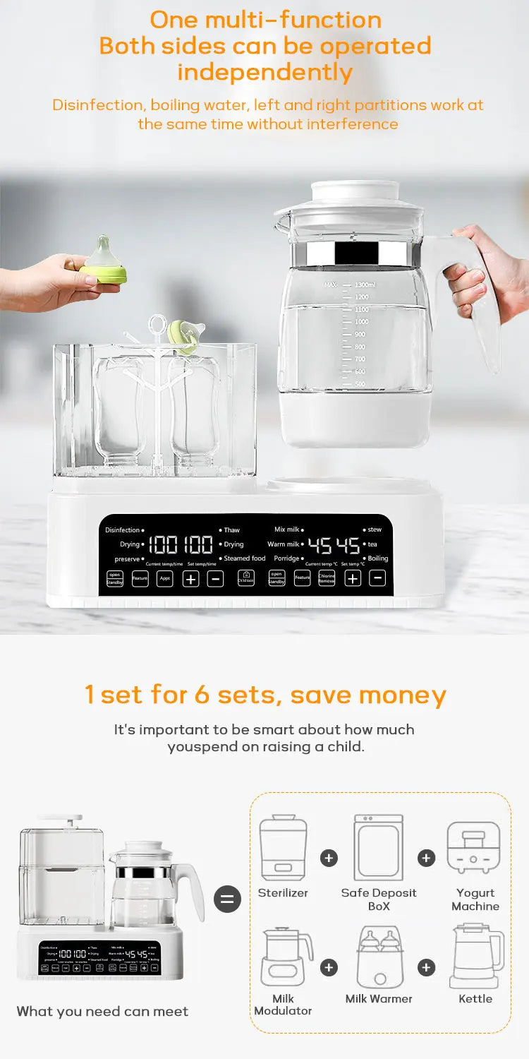 4-In-1 Sterilizer, Hot Water Kettle, Bottle Warmer, Bottle Disinfection *NEW ARRIVAL*