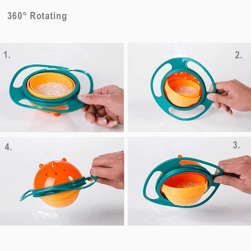 Spill-Proof Gyro Bowl